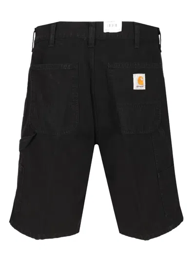 Carhartt 'drewe' Cotton Shorts In Black