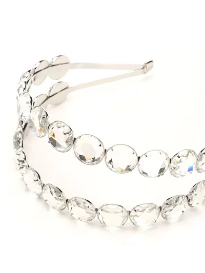 Jimmy Choo Double Headband Jewelry Silver