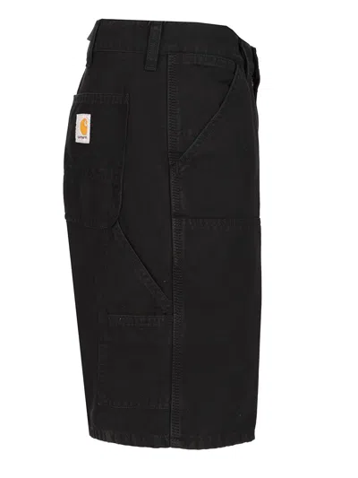Carhartt 'drewe' Cotton Shorts In Black