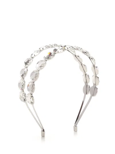 Jimmy Choo Double Headband Jewelry Silver