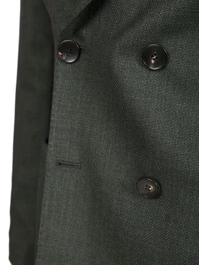 Guarinucci Blazer Doppio Petto Lana Opsak Verde