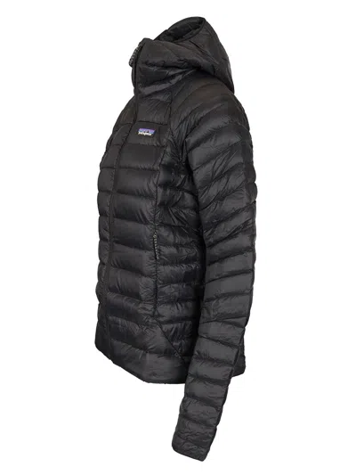 Patagonia Down Sweater Hoody Jacket Coats Black In Black