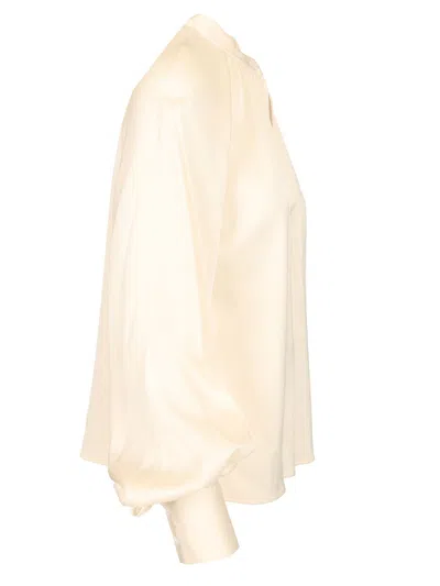 Filippa K Draped Blouse Shirts White