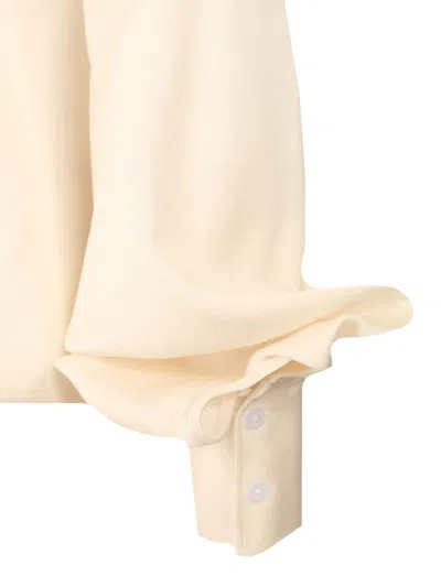 Filippa K Draped Blouse Shirts White