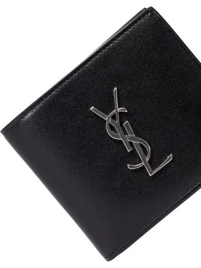 Saint Laurent East/west Wallets & Card Holders Black