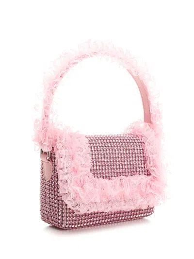 Self Portrait Residency Embellished Hand Bag Handbags Rose