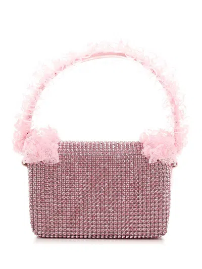 Self Portrait Residency Embellished Hand Bag Handbags Rose