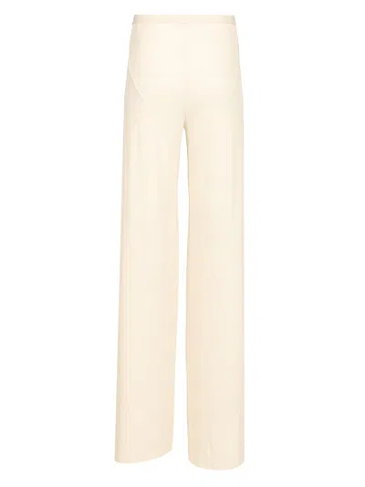 Rick Owens Farrah Trousers White In Neutral