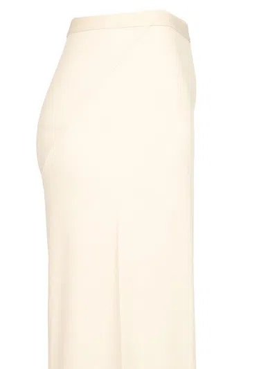 Rick Owens Farrah Trousers White In Neutral