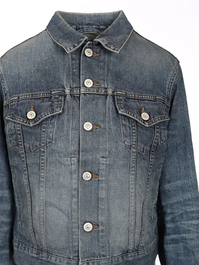 Balenciaga Fitted Denim Jacket Chest Pockets