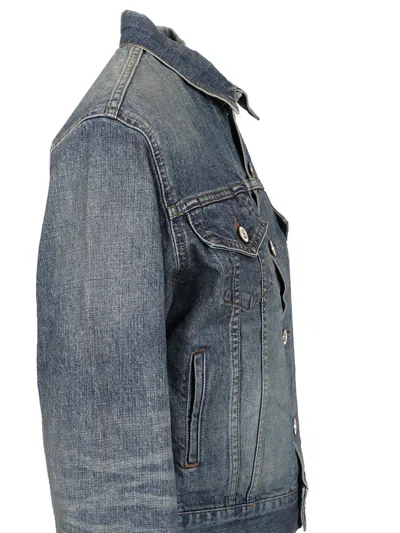 Balenciaga Fitted Denim Jacket Chest Pockets