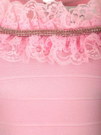 Self Portrait Residency Christopher Kane Residency Viscose Dress In Pink