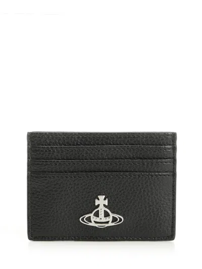 Vivienne Westwood Flat Small Leather Goods Black