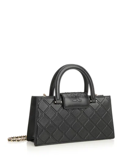 Tory Burch Fleming East-west Handbags Black