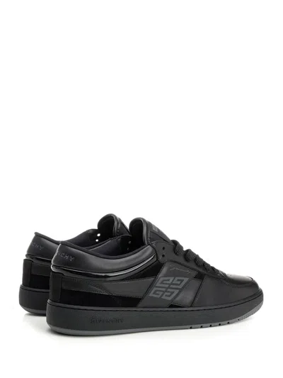 Givenchy G Move Low-top Sneakers In Calf Leather In Black