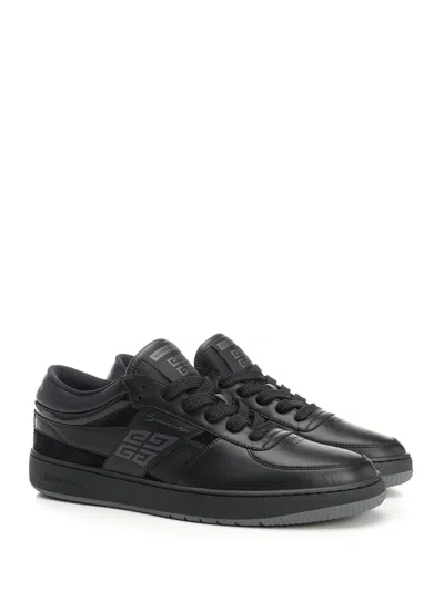 Givenchy G Move Low-top Sneakers In Calf Leather In Black