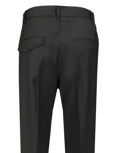 Tagliatore Garcon Con Elastico Tela Trousers Black In Black
