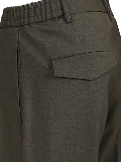 Tagliatore Garcon Con Elastico Tela Trousers Green