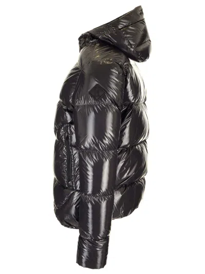 Herno Long-sleeved Down Jacket In Gray