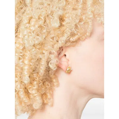 Kate Spade Gold  White Earrings