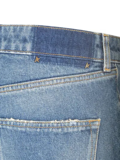 Golden Goose Golden Happy Stone Washed Jeans In Multi