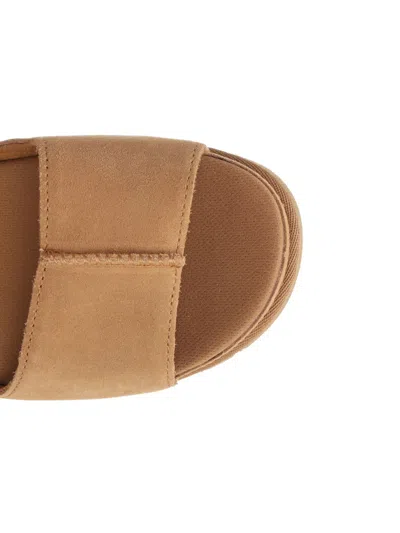 Ugg Goldenstar Hi Suede Sandals Chestnut In Neutral