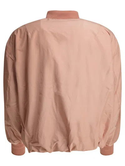 Goldwin Zip-fastening Panelled Bomber Jacket In Pink