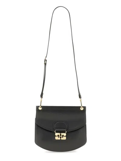 Ganni Small Shoulder Bag With Adjustable Strap And Gold-tone Hardware
