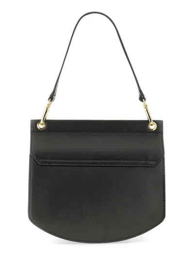 Ganni Small Shoulder Bag With Adjustable Strap And Gold-tone Hardware