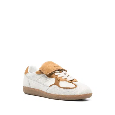 Alohas Tb.490 Club Soft Tan Leather Sneakers Shoes In Brown