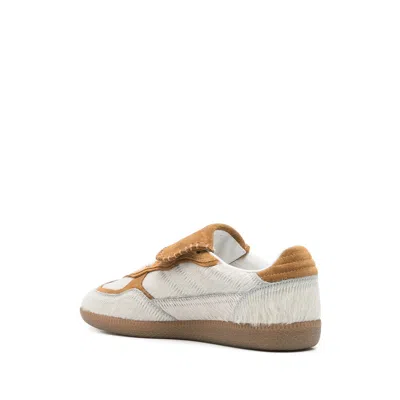Alohas Tb.490 Club Soft Tan Leather Sneakers Shoes In Brown