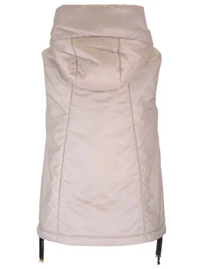 Max Mara The Cube Beige Gringo Down Jacket In Neutral