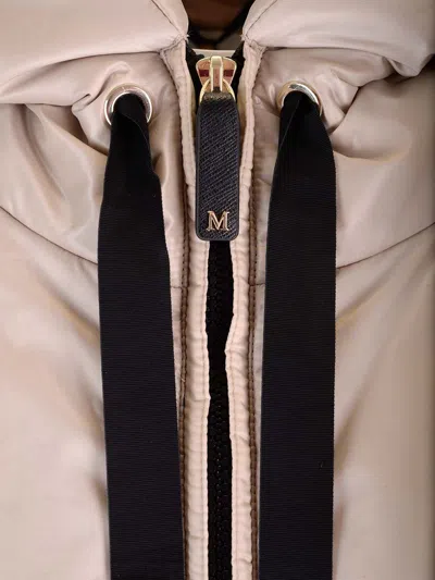 Max Mara The Cube Beige Gringo Down Jacket In Neutral