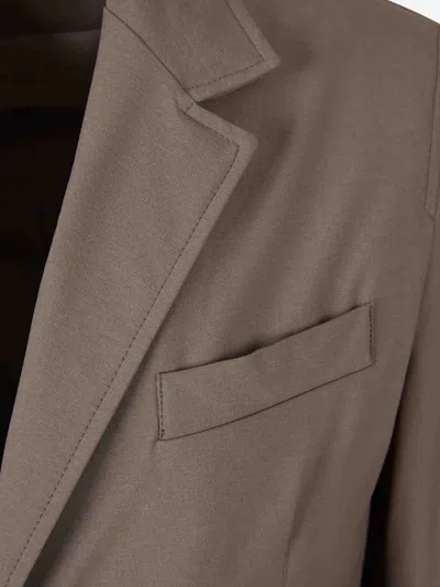 Herno Resort Blazer In Nylon Comfort Stretch In Brown