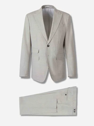 Dsquared2 Straight Wool Suit In Gray
