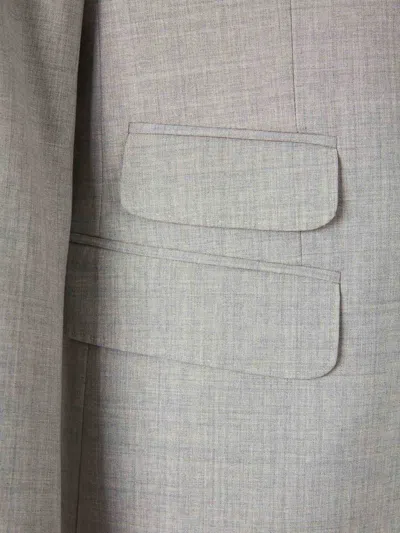 Dsquared2 Straight Wool Suit In Gray