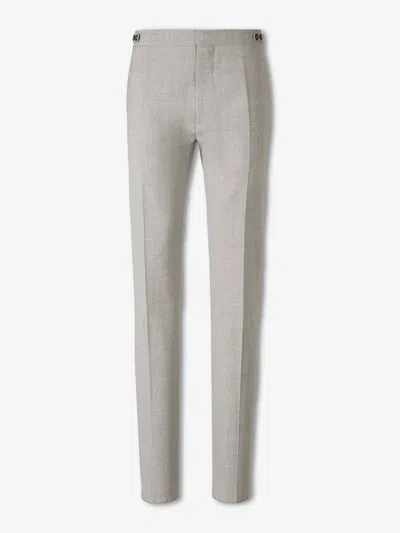 Dsquared2 Straight Wool Suit In Gray
