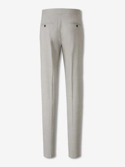 Dsquared2 Straight Wool Suit In Gray