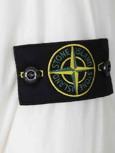 Stone Island Hooded Padded Jacket In Neutral