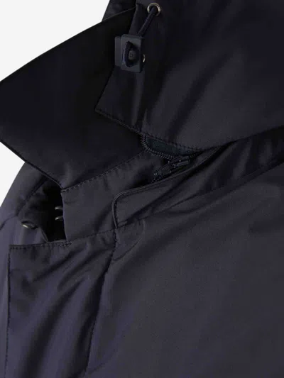 Herno Laminar Carcoat In 2 Layers Gore-tex In Blue
