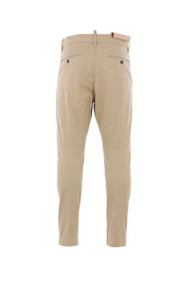 Dsquared2 Dsquared Beige Stretch Cotton Sexy Chino Pant In Brown