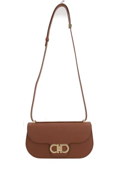 Ferragamo Double Gancini Mini Crossbody Bag