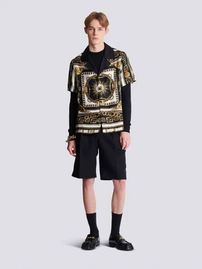 Balmain Shirt With Logo In Multi