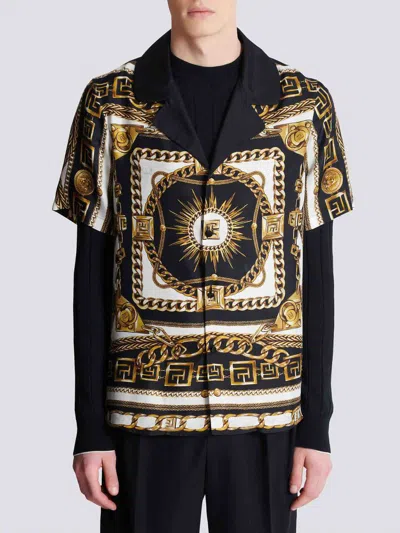 Balmain Shirt With Logo In Multi