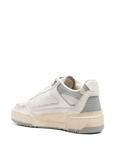 Golden Goose Rubber Sole Star Detail Contrast Panels In White
