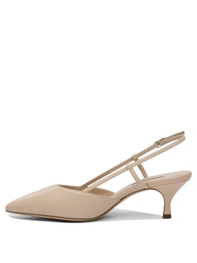 Casadei Beige Heeled Shoes With Pointed Toe