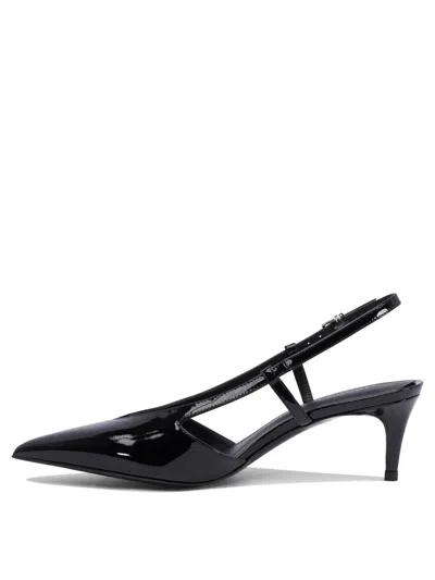 Sergio Levantesi 50mm Eva Slingback Pumps In Black