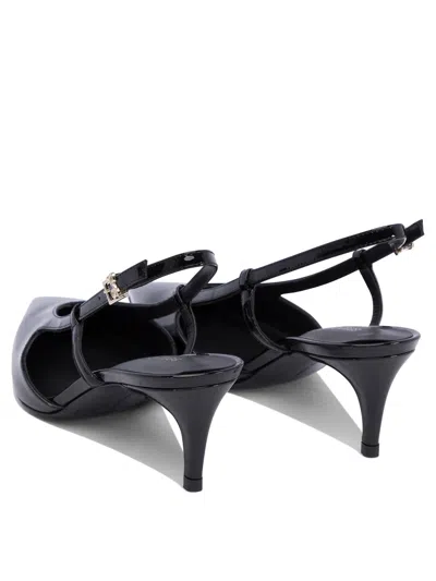 Sergio Levantesi 50mm Eva Slingback Pumps In Black