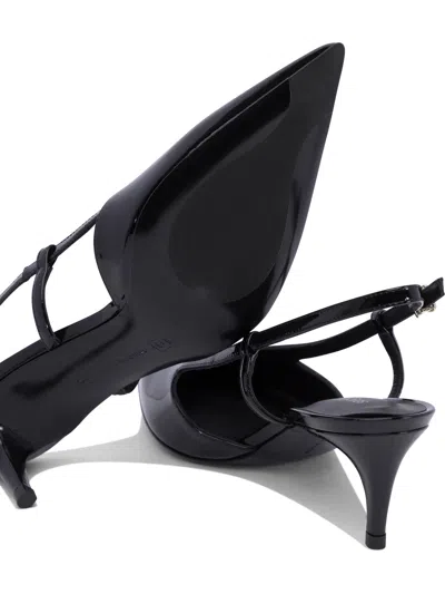 Sergio Levantesi 50mm Eva Slingback Pumps In Black