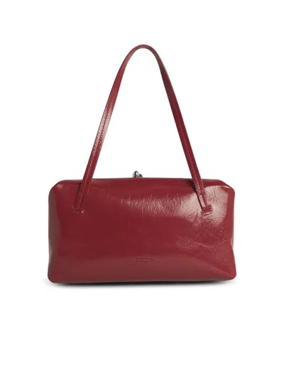 Jil Sander Small Leather Rectangular Top Handles Bag